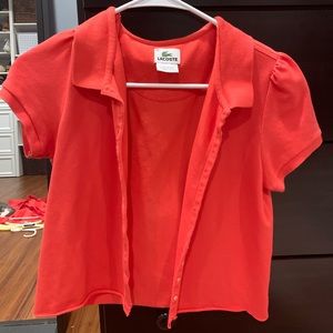 Lacoste Button down top